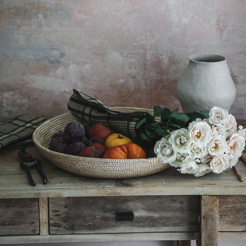 Date Palm Table Basket
