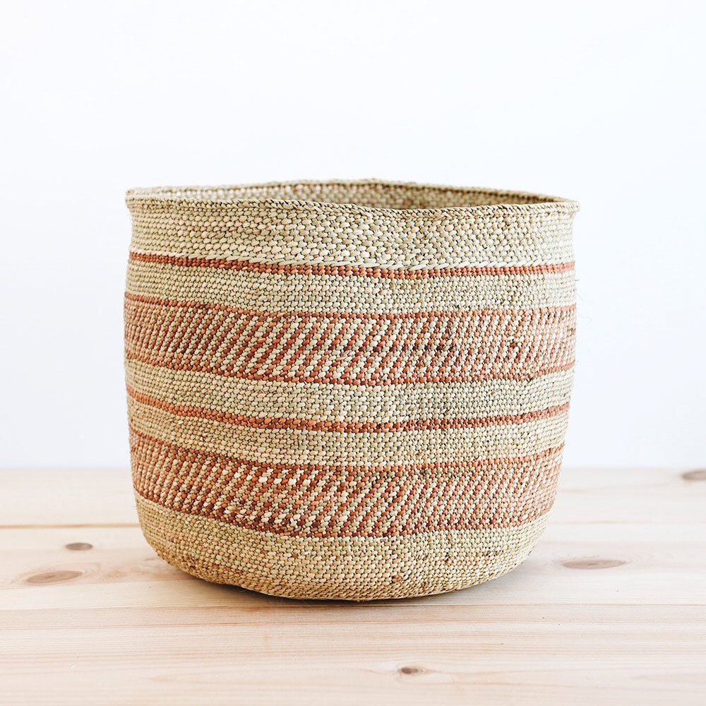 Woven African Iringa Storage Basket